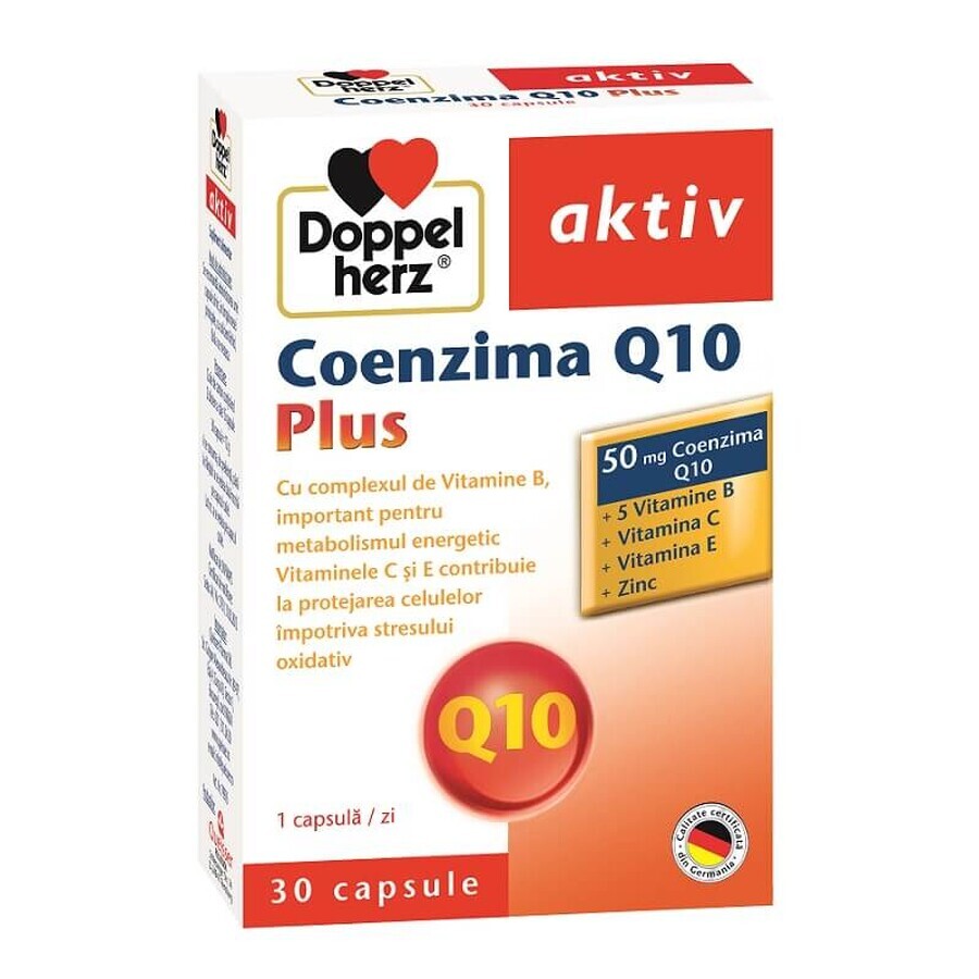 Coenzym Q10 Plus für den Stoffwechsel, 30 Kapseln, Doppelherz