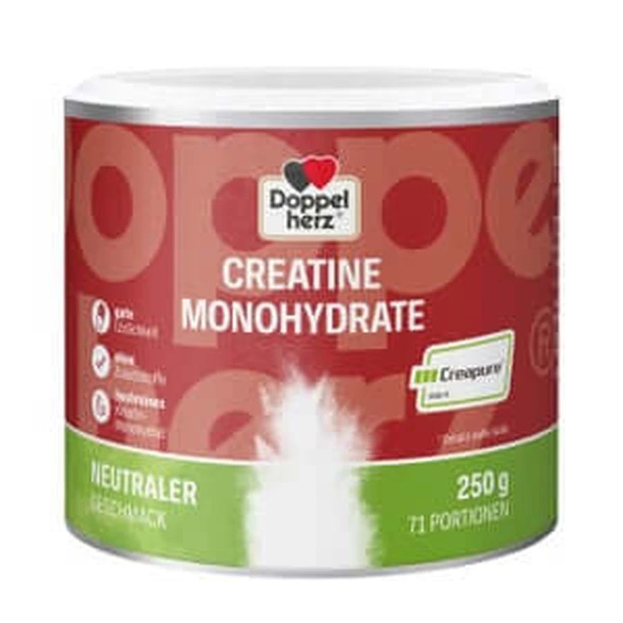 Double Heart Creatina Monohidrato en Polvo 250 g