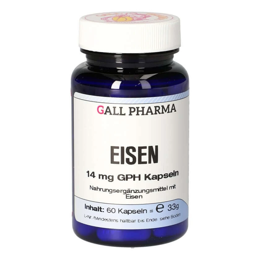 IJzer 14 mg GPH Capsules 60 Capsules