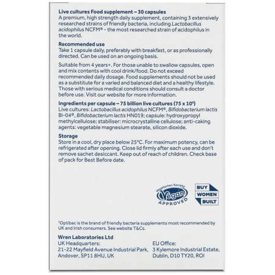 Probiotikum Every Day Max, 30 Kapseln, OptiBac