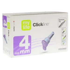 Mylife Clickfine pennaalden 4 mm 100 stuks