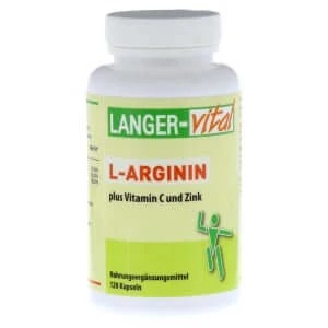 L-arginine 2894 Mg/tg plus vitamine C en 120 St