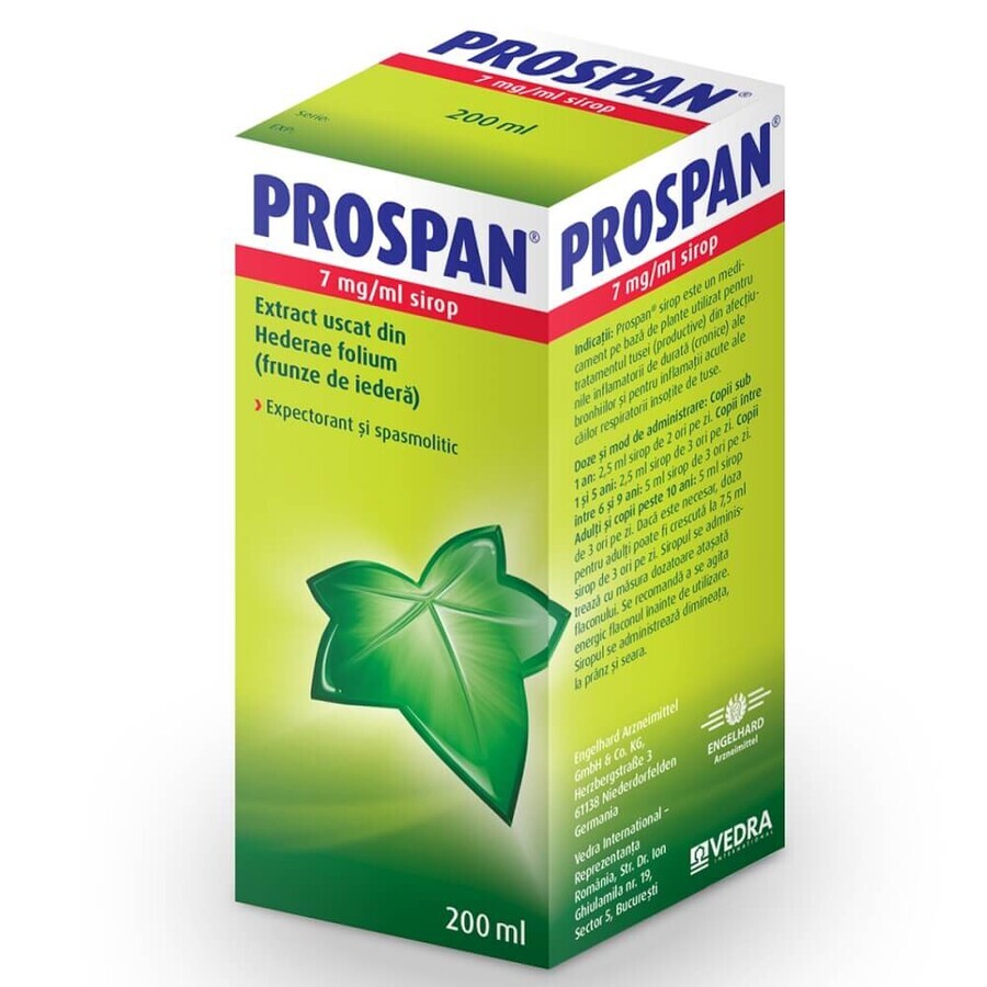 Prospan siroop, 200 ml, Engelhard Arznemittel