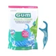 GUM EASY FLOSSERS bâtonnets de fil dentaire, cirés, menthe 90 pcs.