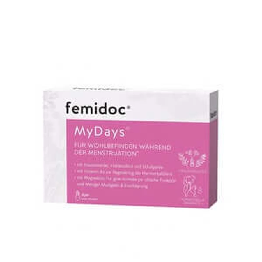 Femidoc Mydays Voor Menstruatie Capsules 20 Capsules