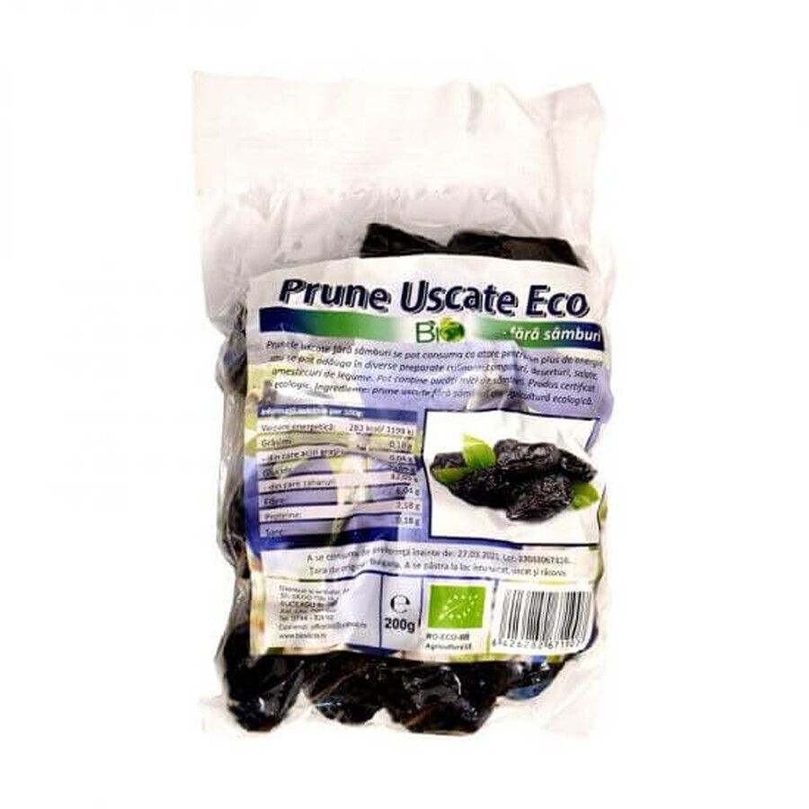 Prunes Eco séchées, 200 g, Managis