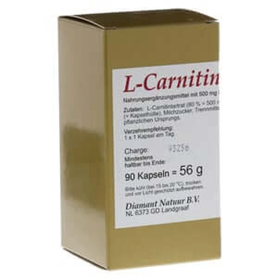L-carnitine 1x1 per dag capsules 90 stuks.
