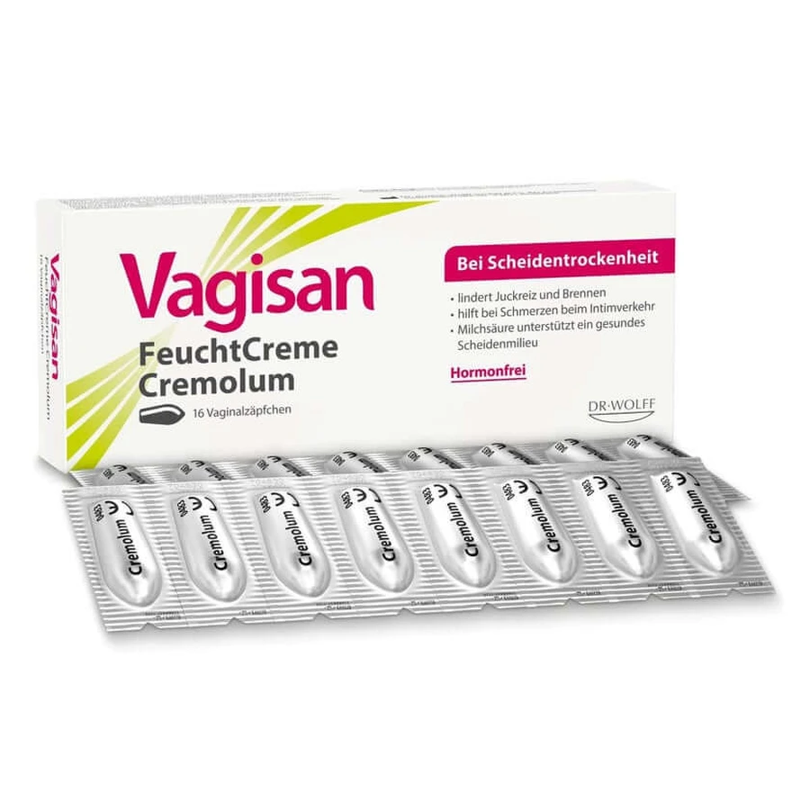 Vagisan Moisturizing Cream Cremolum 16 pcs.
