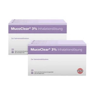 Dubbelverpakking MucoClear® 3% 2X20X4 ml