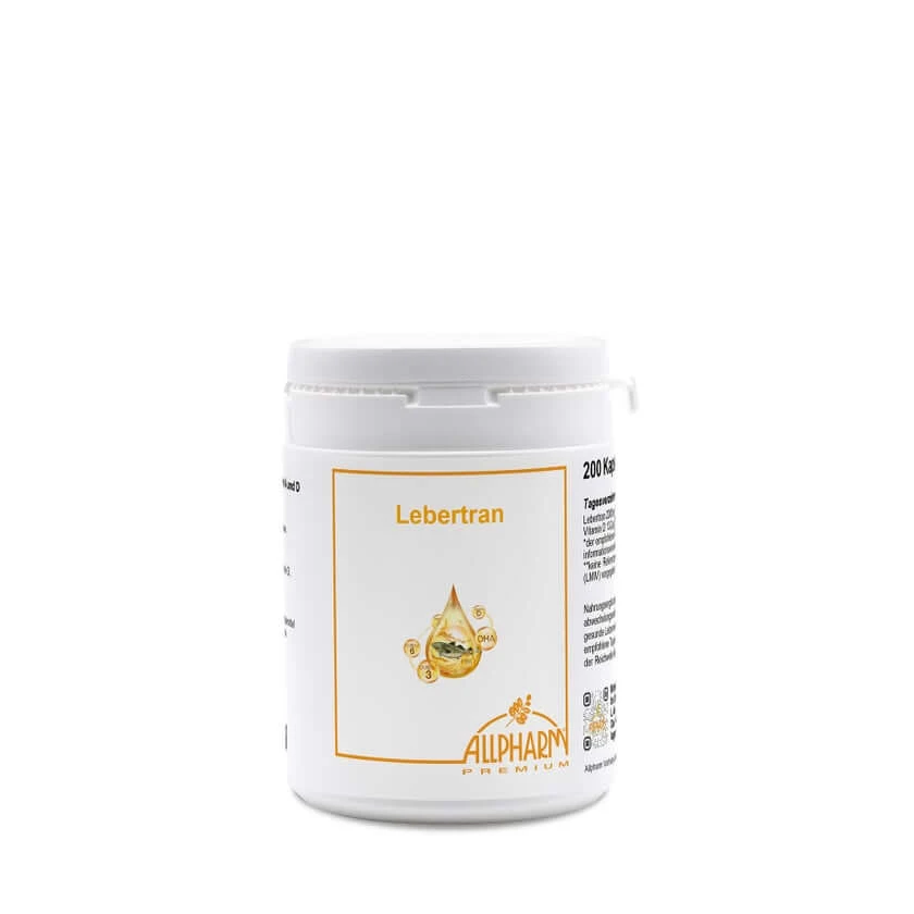 Levertraan capsules 500 mg 200 stuks