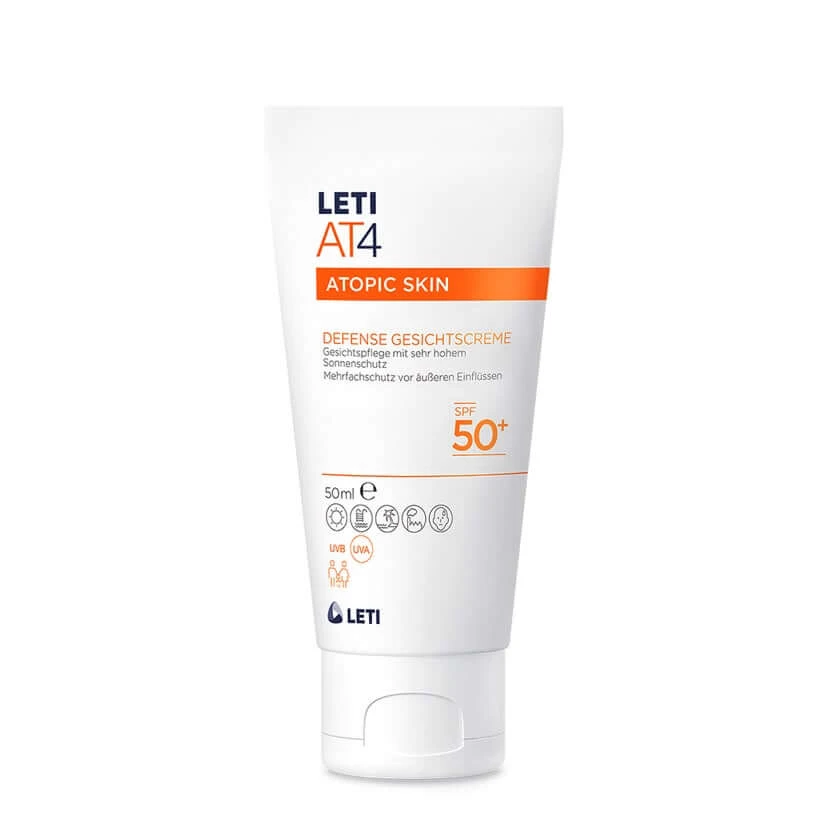 LETI AT4 Beschermende Gezichtscrème SPF 50+ 50 ml