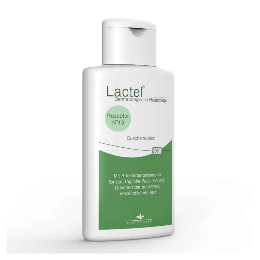 Lactel No.13 Douche-emulsie met lipide-aanvulling 250 ml