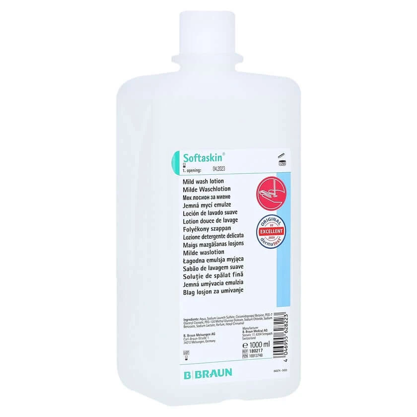 Softaskin waslotion dispenser fles 1000 ml