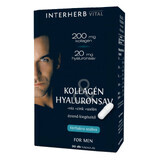 Collagène et acide hyaluronique pour hommes, 30 gélules, Interherb