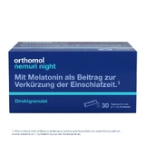 Orthomol Nemuri night Direktgranulat - Zur Verkürzung der Einschlafzeit - mit Melatonin und Hopfen-Extrakt 30 St