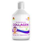 Collagene liquido idrolizzato di tipo 1 e 3 10000mg, 500ml, Swedish Nutra