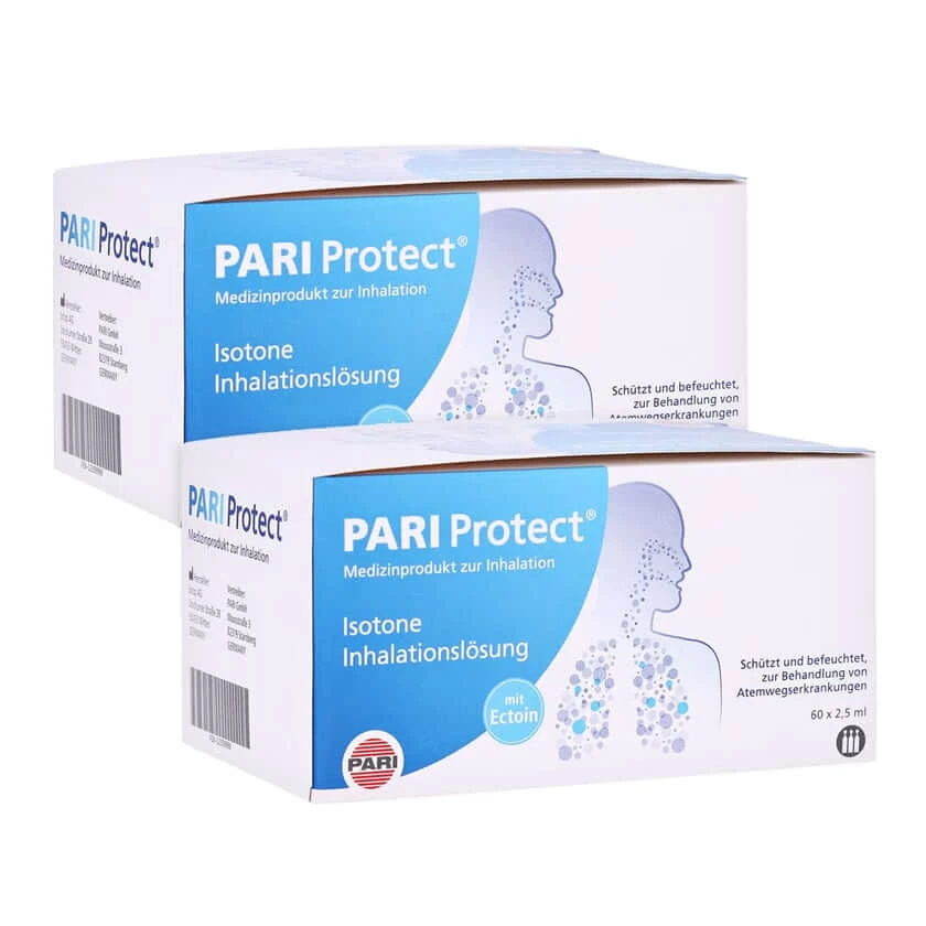 Dubbelpak PARI Protect inhalatieoplossing 2X60X2,5 ml