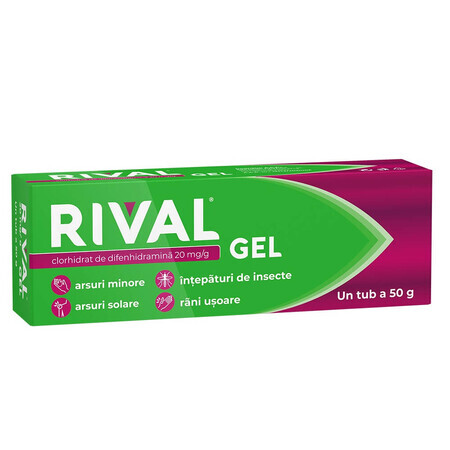 Gel rivale 20 mg/g, 50 g, Fiterman