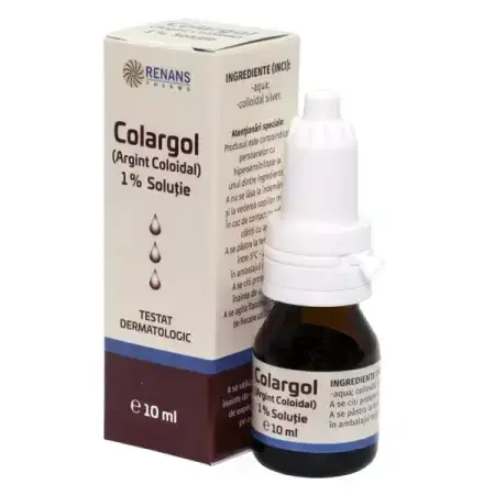 Colargol 1% Solution (Colloidal Silver), 10ml, Renans