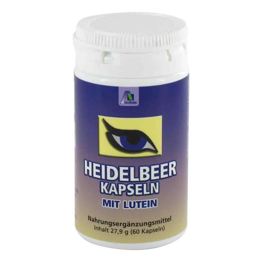 Avitale Bosbessen Capsules met Luteïne 60 Capsules