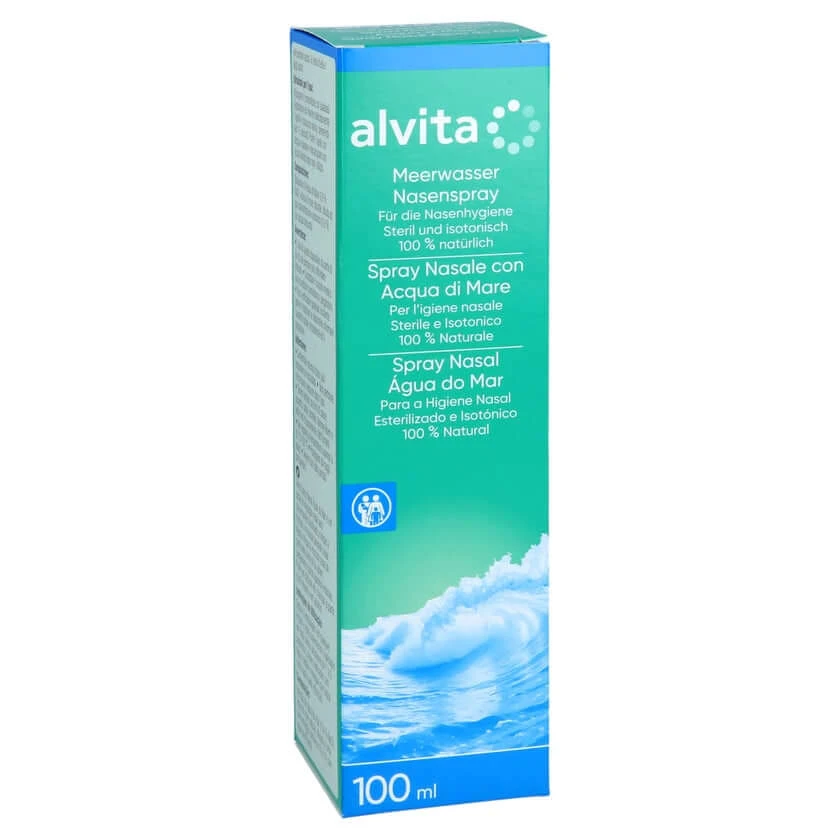 Alvita zeewater neusspray 100 ml