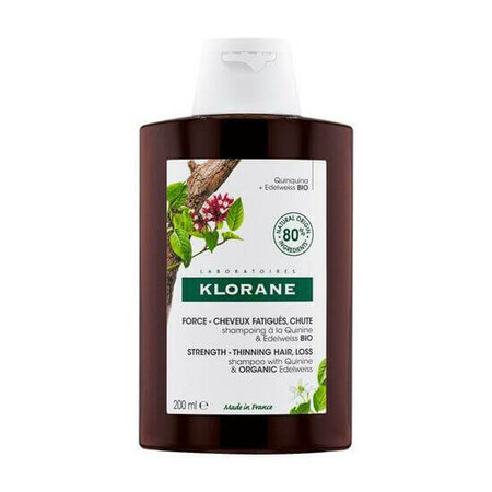 Shampoo met kinine-extract en hoefbladbloem, 200 ml, Klorane