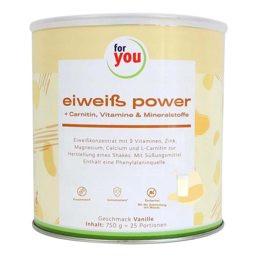 voor jou eHealth Protein Power Vanille 750 g