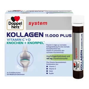 Doppelherz System Collageen 11.000 Plus Gezondheid & Mobiliteit, 30 × 25 ml