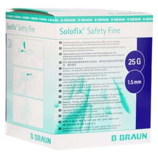 Solofix fijne veiligheidslancetten 25 Gx1,5 m 200 stuks.