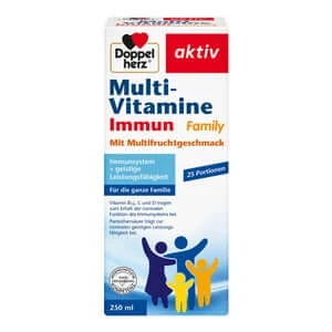Double Heart Multi-Vitaminen Immuunfamilie 250 ml