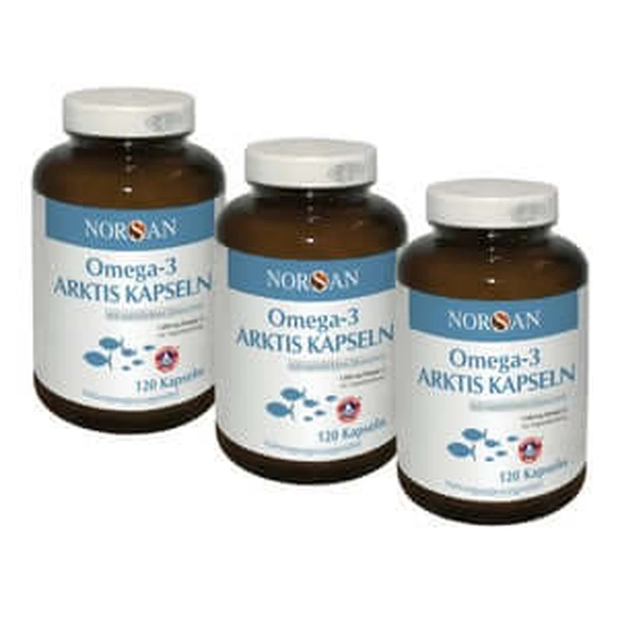 Norsan Omega 3 Arktis Kapseln 3X120 St