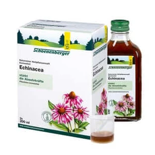 Schoenenberger zumo puro natural de plantas medicinales Echinacea 3X200 ml