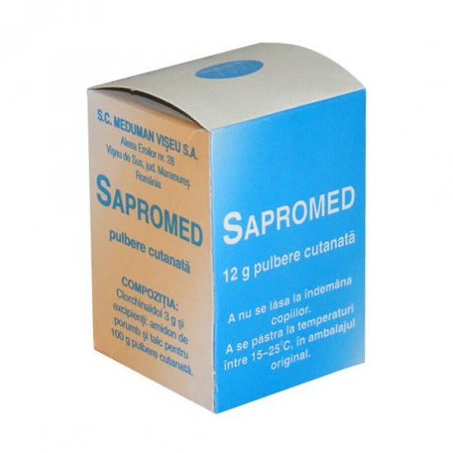 Sapromed huidpoeder, 12 g, Meduman