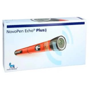 Novopen Echo Plus injectieapparaat rood 1 st
