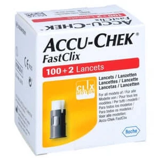 Accu-chek Fastclix lancets 102 pcs