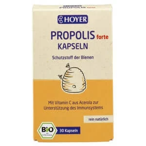 HOYER Propolis forte capsules BIO 30 stuks.