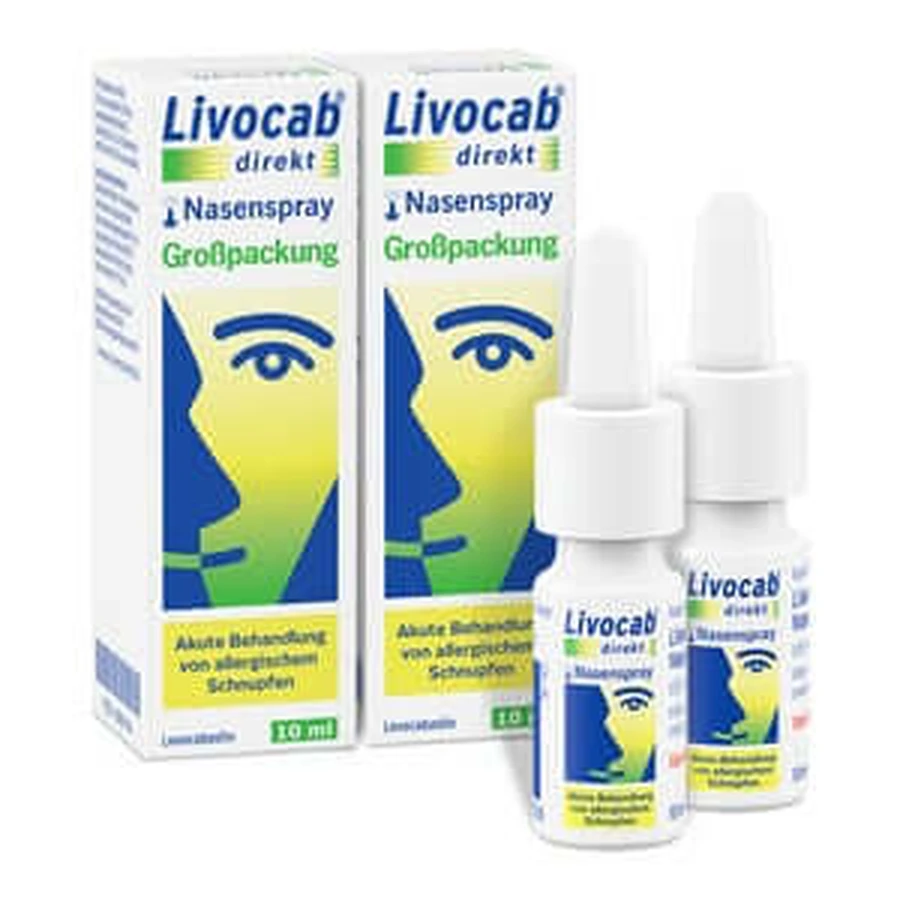 Livocab direct spray do nosa podwójne opakowanie 2X10 ml: ceny i cechy