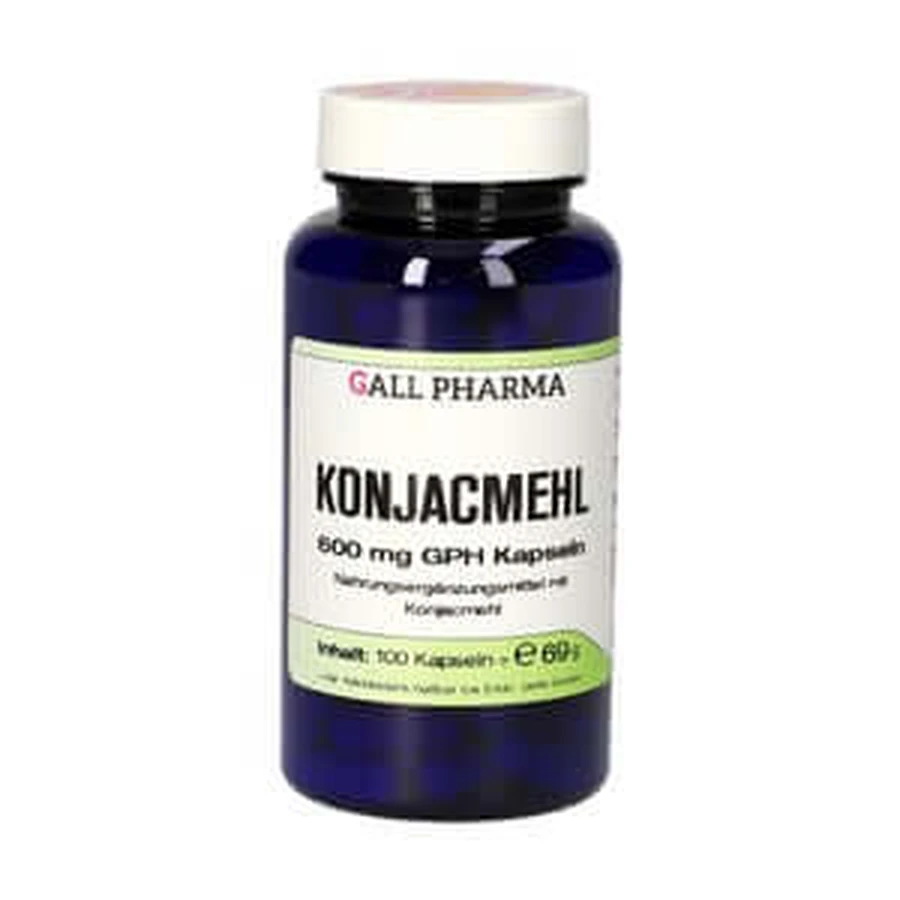 Konjac flour 600 mg 100 pcs