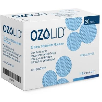 Tnt ozolid oogheelkundig gaasje met geozoniseerde olie in lipozoneye fosfolipiden 20 stuks