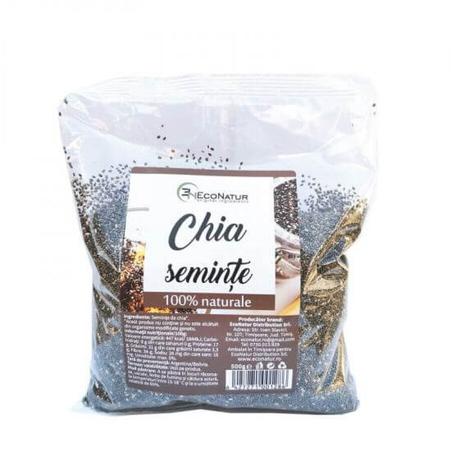 Chia seeds, 500g, Econatur