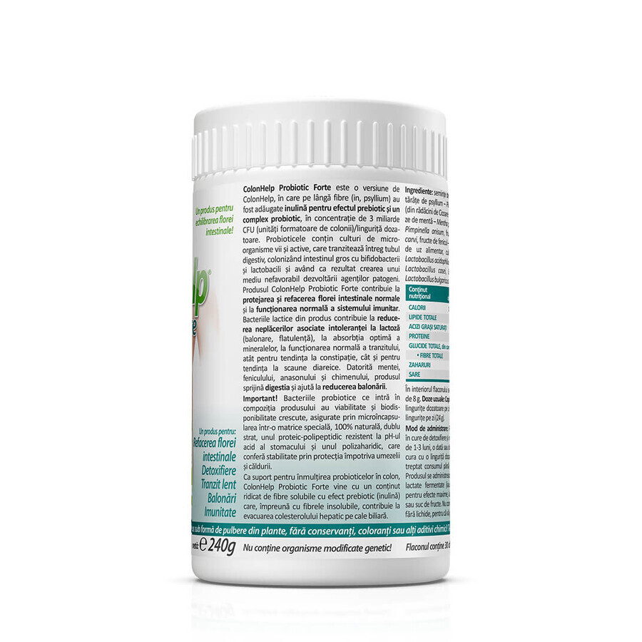 Colon Help Probiotic Forte, 240 g, Zenyth