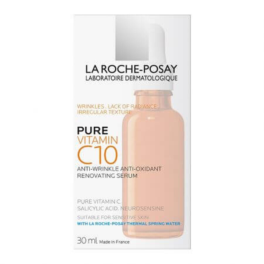  La Roche-Posay Pura Serum antioxidant cu Vitamina C10, 30 ml