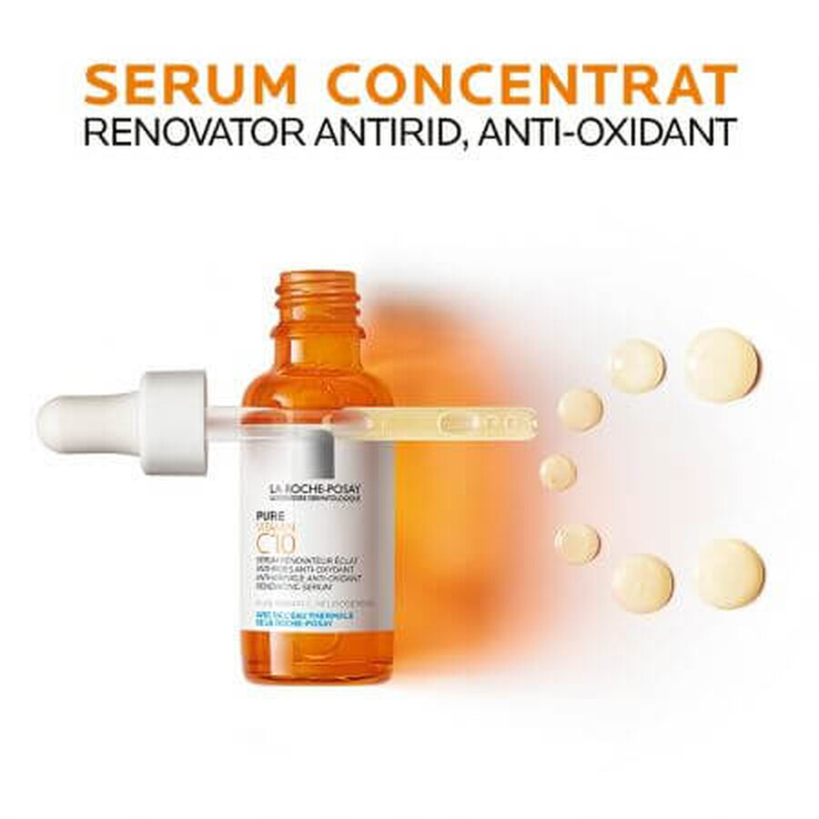 La Roche-Posay Pura Sérum antioxydant à la vitamine C10, 30 ml