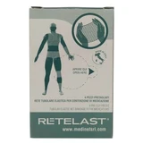 Red tubular elástica retelast precortada blanca bebé umbilical 4 piezas