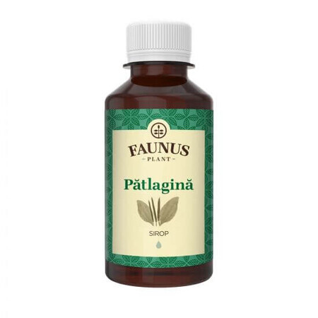 Sirop de patlagine, 200ml, Faunus Plant