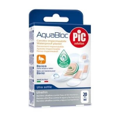 pic aquabloc pleistermix antibacterieel 20 stuks