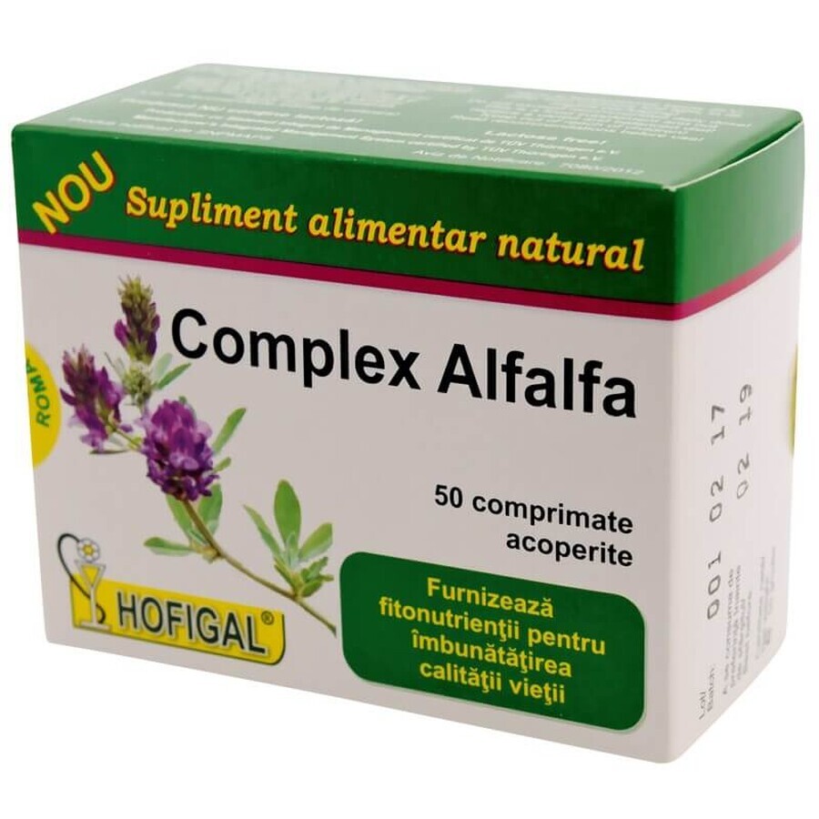 Complesso di erba medica, 50 compresse, Hofigal