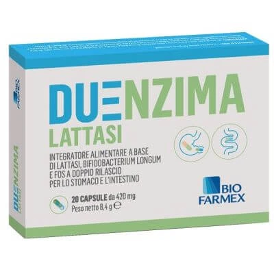 Duenzym lactase 20 capsules 421 mg