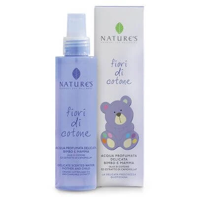 Nature's flowers of cotton delicaat geparfumeerd water baby en moeder 150 ml