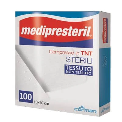 medipresteril tnt samengeperst gaas 10x10cm 100 stuks